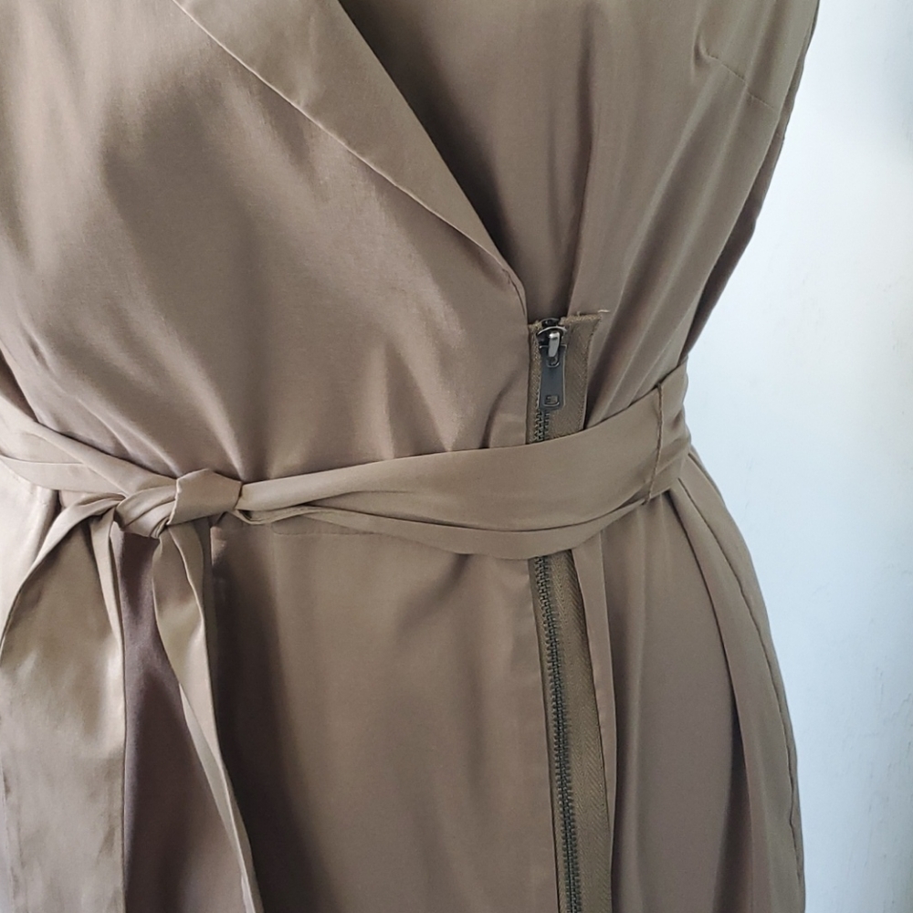 Ann Taylor Utility Style Wrap Dress - Picture 4 of 16